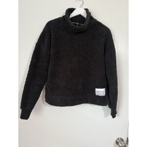Calvin Klein Performance Black Sherpa Pullover Women's Size Small